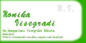 monika visegradi business card